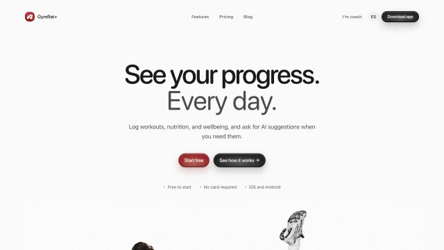 GymRat+ — Public product website